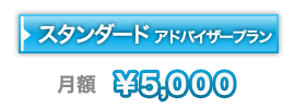 スタンダードアドバイザープラン　5,000円